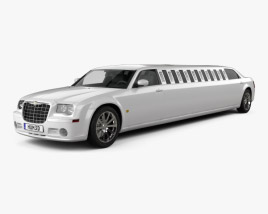 Chrysler 300C limousine 2010 3D model