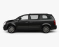 Chrysler Grand Voyager 2015 3D 모델  side view