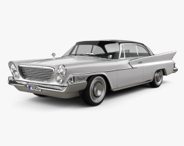 Chrysler Newport дводверний hardtop 1961 3D модель