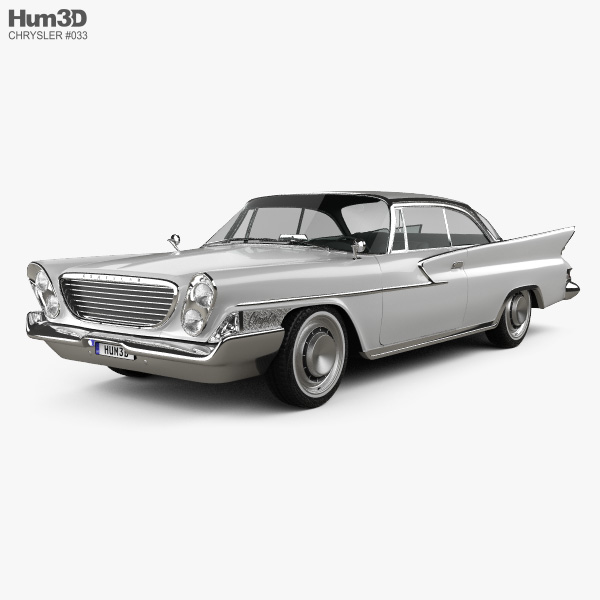 Chrysler Newport 2도어 hardtop 1961 3D 모델 