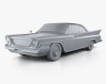 Chrysler Newport 2-door hardtop 1961 3d model clay render