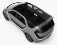Chrysler Portal 2020 3D模型 顶视图