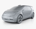 Chrysler Portal 2020 3D-Modell clay render