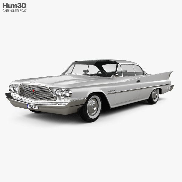 Chrysler Saratoga hardtop 쿠페 1960 3D 모델 
