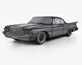 Chrysler Saratoga Hard-top coupé 1960 Modello 3D wire render