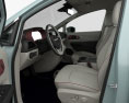 Chrysler Pacifica hybrid with HQ interior 2020 3d model seats