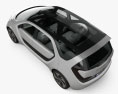 Chrysler Portal з детальним інтер'єром 2020 3D модель top view
