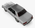 Chrysler LeBaron Medallion sedan 1978 3D-Modell Draufsicht