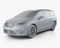 Chrysler Pacifica Pinnacle 2022 3d model clay render