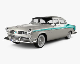 Chrysler Windsor Deluxe sedan 1956 3D model