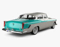 Chrysler Windsor Deluxe sedan 1956 3d model back view