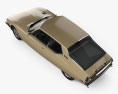 Citroen SM 1970 3D 모델  top view
