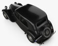 Citroen Traction Avant 1934 3D 모델  top view