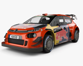 3D model of Citroen C3 WRC 2022