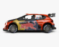 Citroen C3 WRC 2022 3d model side view