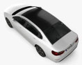 Citroen C6 2020 3D модель top view