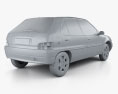Citroen Saxo 2003 3D-Modell