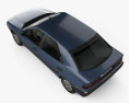 Citroen Xantia 掀背车 2002 3D模型 顶视图
