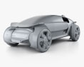 Citroen 19 19 2020 3d model clay render