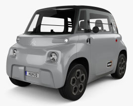 Citroen Ami with HQ interior 2024 3D model