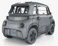 Citroen Ami з детальним інтер'єром 2024 3D модель