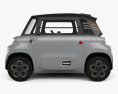 Citroen Ami with HQ interior 2024 3d model side view