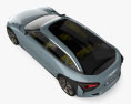 Citroen CXperience 인테리어 가 있는 2019 3D 모델  top view