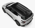 Citroen C3 Aircross 2023 3d model top view