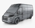 Citroen e-Jumper Пассажирский фургон L3H2 2024 3D модель wire render
