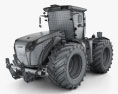 Claas Xerion 5000 Trac VC 2014 3d model wire render