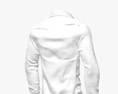 Camisa branca Modelo 3d
