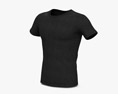 黒い Tシャツ 3Dモデル
