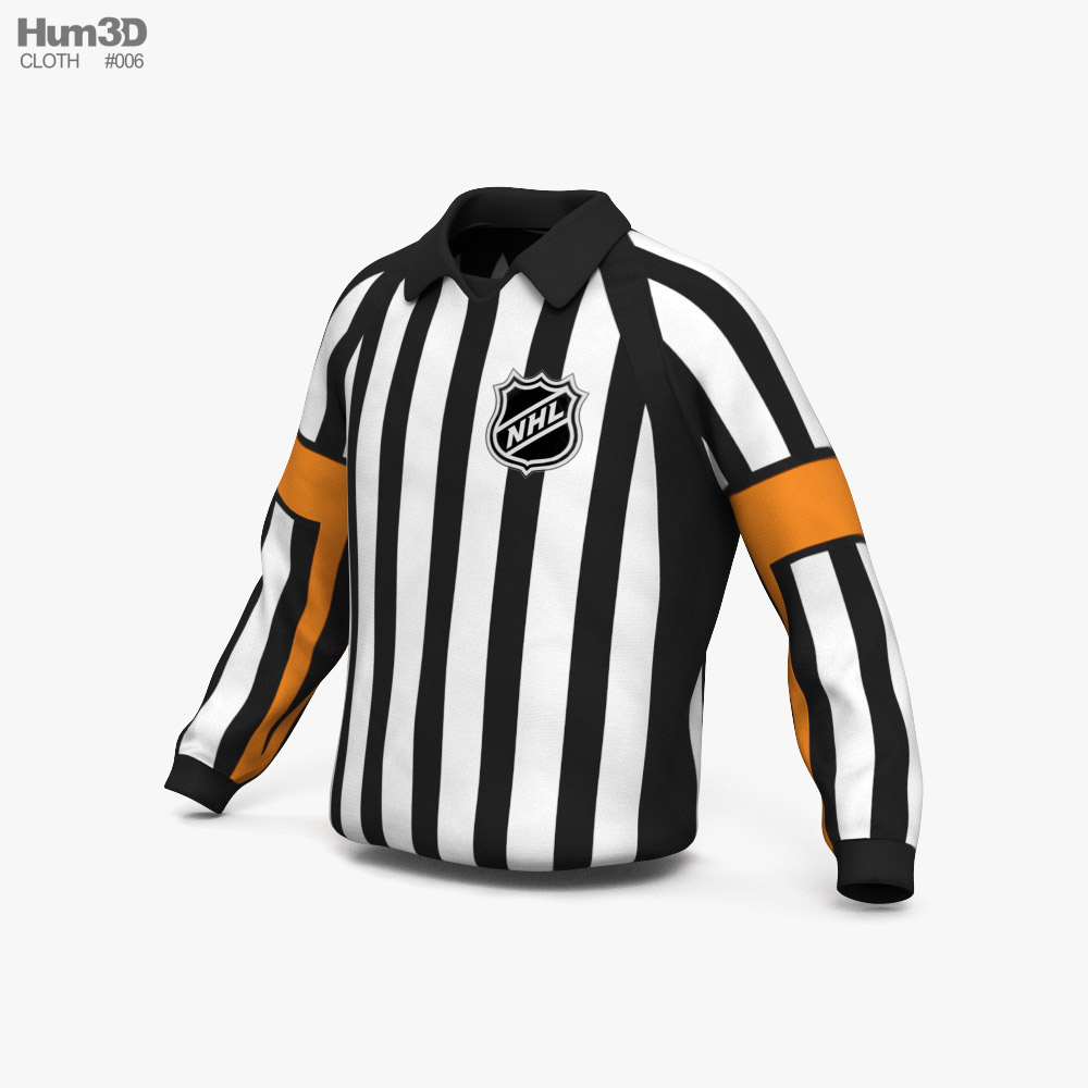 Referee Jersey 3D-Modell