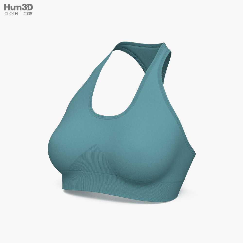 运动文胸 3D模型