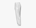 Sweatpants White Modello 3D