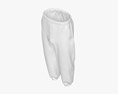 Sweatpants White 3D-Modell