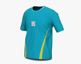 Camiseta de fútbol Modelo 3D