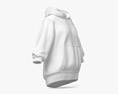 Oversize Hoodie White 3Dモデル