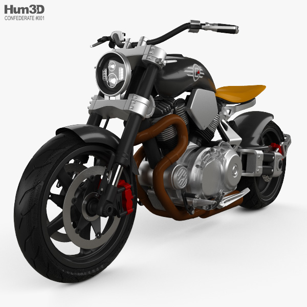 Confederate X132 Hellcat Speedster 2015 3D model
