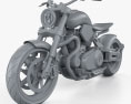 Confederate X132 Hellcat Speedster 2015 3D 모델  clay render