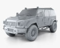 Conquest Knight XV 2014 3D модель clay render