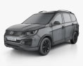 Cowin V3 SUV 2019 3D-Modell wire render
