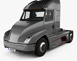 3D model of Cummins AEOS electric Camion Tracteur 2020