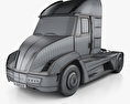 Cummins AEOS electric トラクター・トラック 2020 3Dモデル wire render