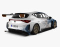 Cupra Leon e-Racer 2022 3D модель back view