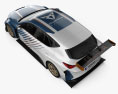 Cupra Leon e-Racer 2022 3D-Modell Draufsicht