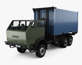 DAC 33-320 DFA Container Truck 1999 3D 모델 