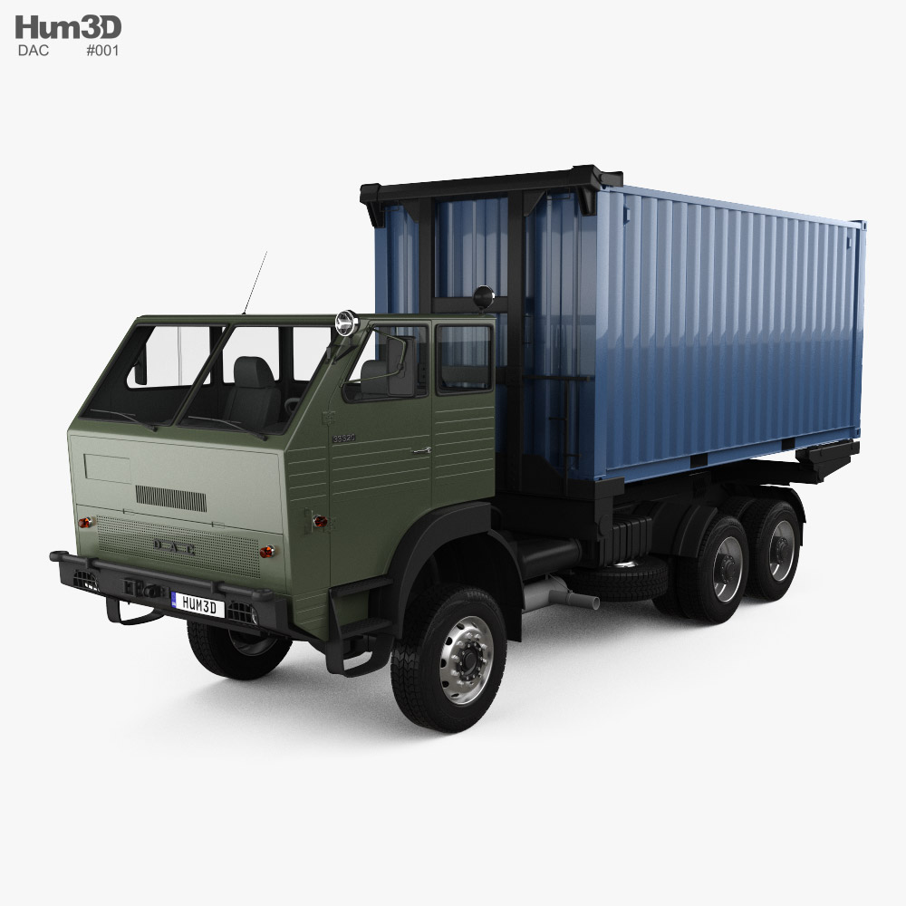 DAC 33-320 DFA Container Truck 1996 3D model