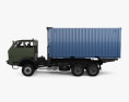 DAC 33-320 DFA Container Truck 1999 3D-Modell Seitenansicht