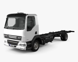 3D model of DAF LF Chassis Truck 2014
